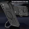 For Infinix Hot 60i 4G / 60 5G Magnetic Case Shockproof TPU + PC Phone Back Cover with Kickstand