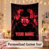 Custom Personalized Tapestry,The Weeknd Print Custom Name Text Wall Art Hanging for Bedroom