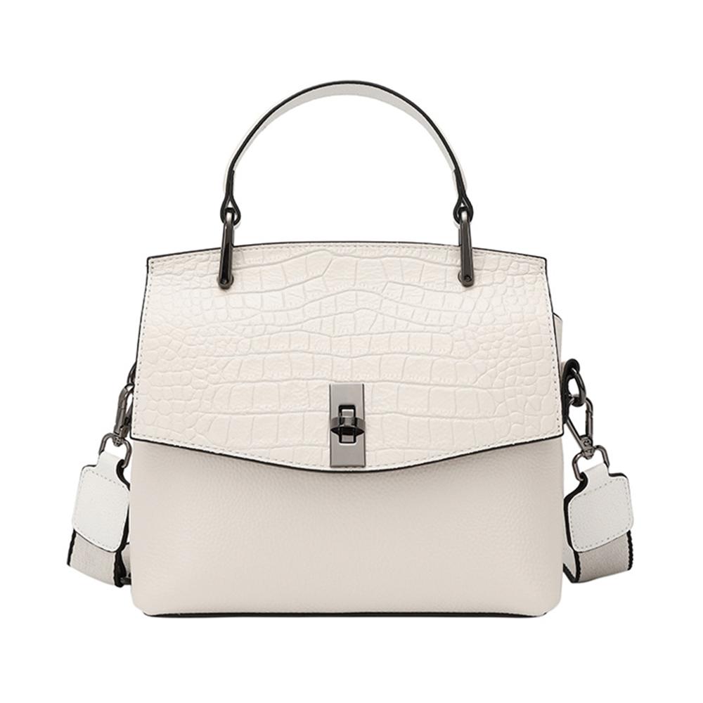 

Женская сумка Zency из натуральной кожи, винтажная сумка-тоут Stone бежевый