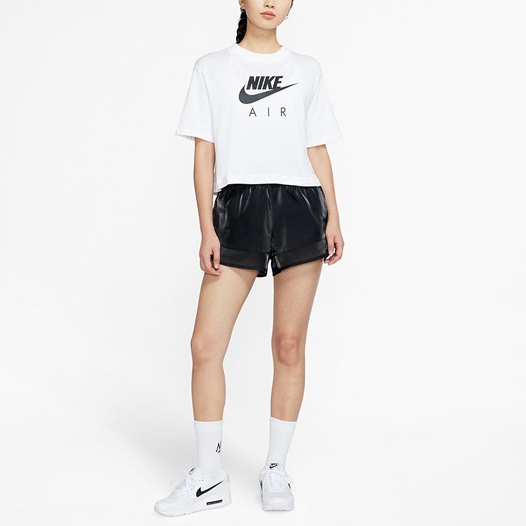 Nike Silk Smooth Semi-Transparent Sports Training Running Casual Shorts Women shorts Black CU5521-010