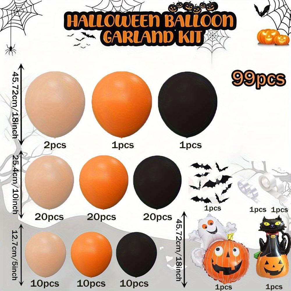 99PCS Halloween Balloon Arch Halloween Balloon Decoration Birthday Party Halloween Engagement Ceremony Anniversary Celebration