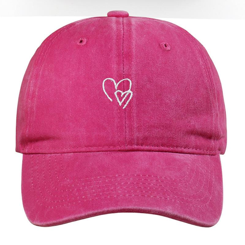 Classic Cotton Baseball Cap With Embroidered Letters For Casual Outdoor Wear