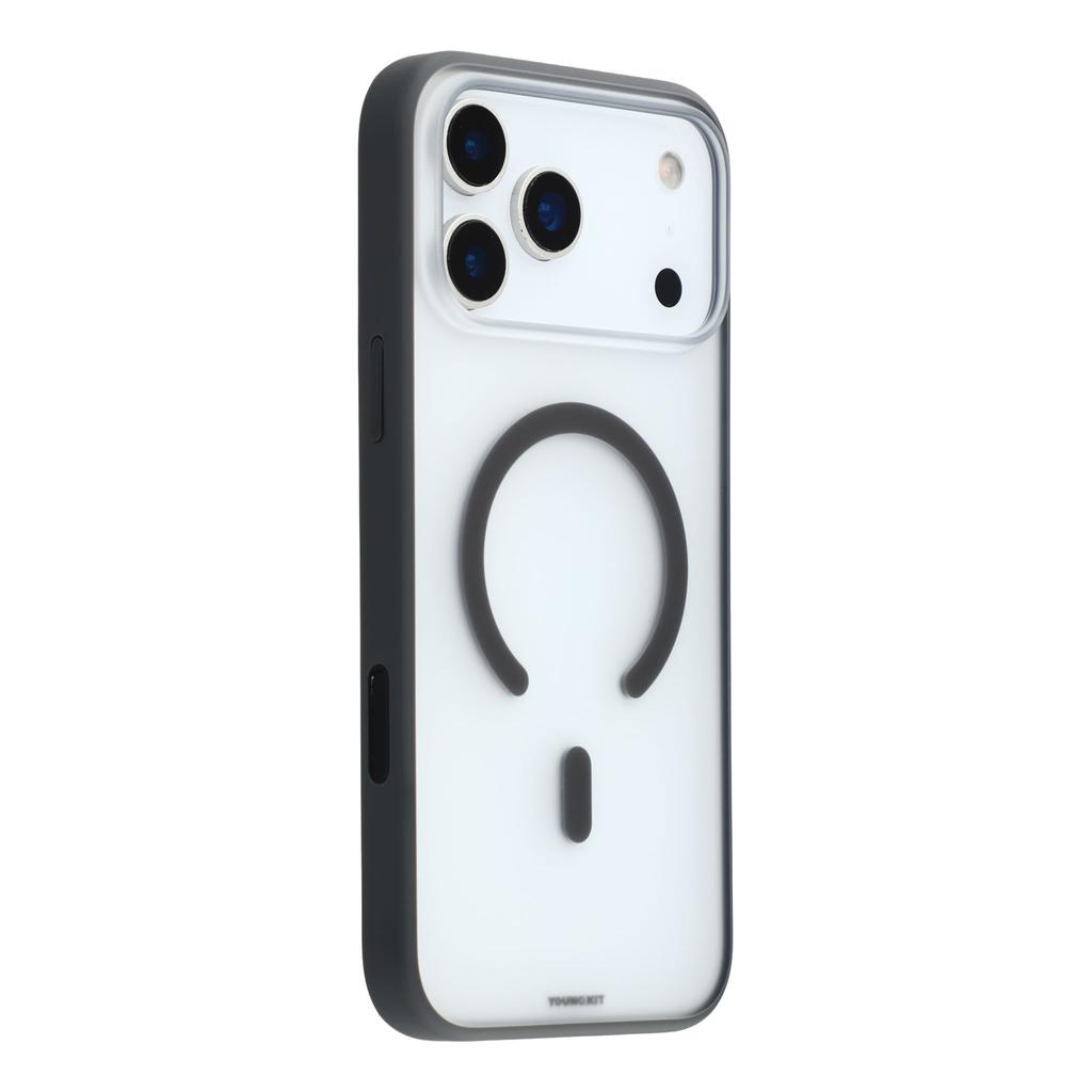 YOUNGKIT For iPhone 17 Pro Max Clear Case Compatible with MagSafe Shockproof TPU PC Phone Back Cover