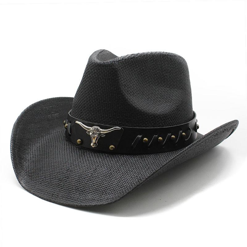 Straw Hat With Wide Brim For Summer Sun Protection And Outdoor Activities
