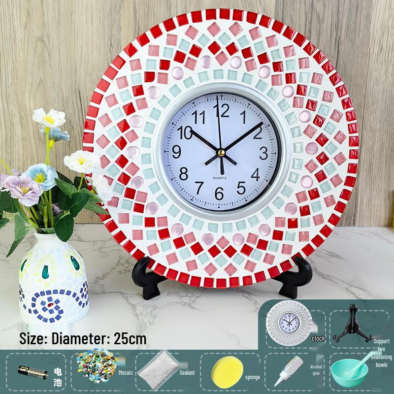 DIY Handmade Wall Clock Kit – Creative Collage for Children and Adults