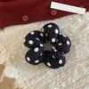 1PC Little Flower Hair Band Party Red Black Filled Cotton New Love Bow Plaid Intestine Ring Hair Accessories Hair Rings Girls