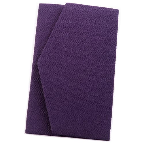 Aurora Chirimen Fukusa (Crepe Cloth) - Plain, Made In Japan, Purple, Suitable for Both Celebrations and Funerals, Weddings, and Other Ceremonial Occas