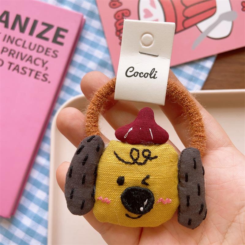 Kid Cute Animal Hair Tie Elastic Rabbit Hair Rubber Bands for Girls Baby Elephant Hair Rope Child Hairbands Hair Accessories