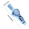Electric Elastic Smoke Bubble Wand, Rechargeable Handheld Fog Bubble Blower, Popular LED Light Up Bubble Toy for Kids