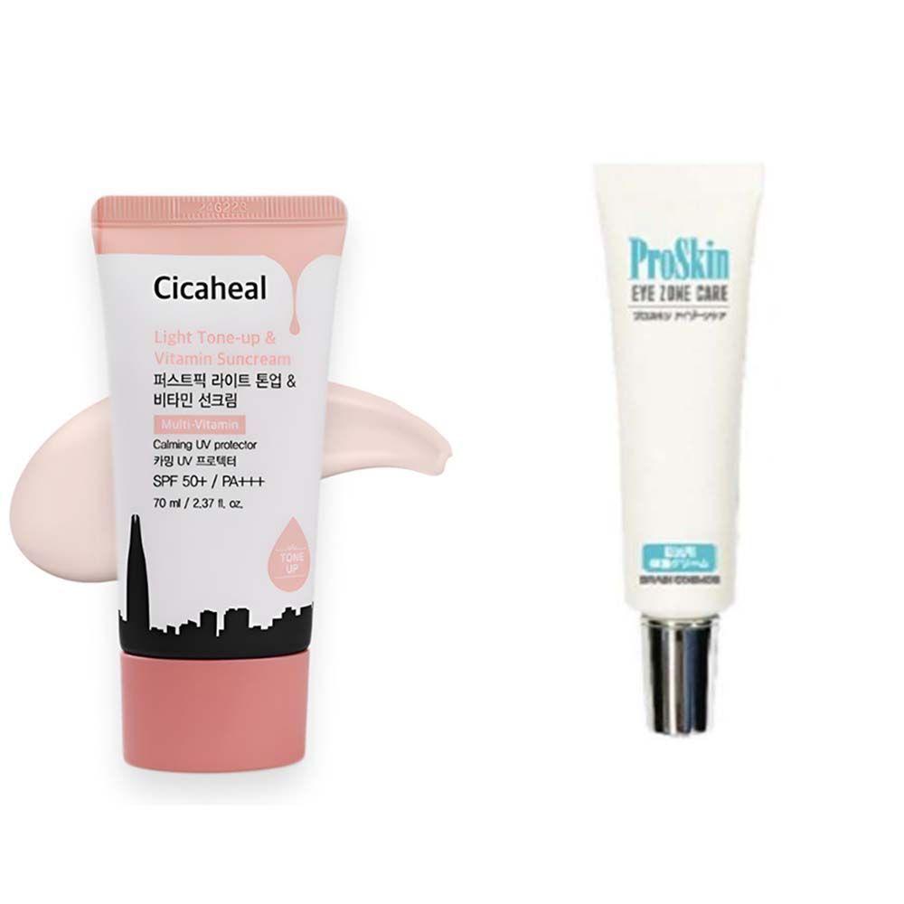 Non-sticky SEVBIOXJ Light Tone-Up Sunscreen Proskin Eye Essence