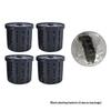 4 Piezas Maceta Paisajismo Acuario Pecera Vasos para Plantas Soporte Taza de Red Estable para Acuario Almacenamiento de Plantas Hidropónicas Cestas Fijas