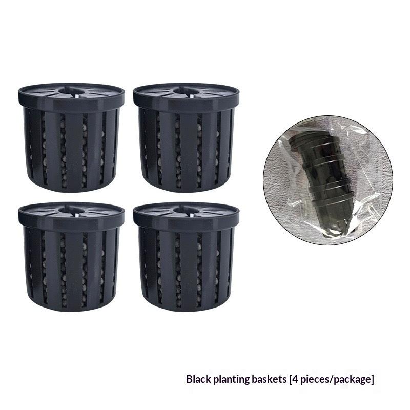 4 Piezas Maceta Paisajismo Acuario Pecera Vasos para Plantas Soporte Taza de Red Estable para Acuario Almacenamiento de Plantas Hidropónicas Cestas Fijas