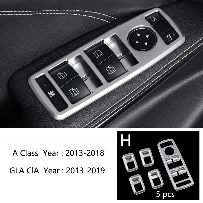 Para Mercedes Benz Classe A CLA GLA W176 C117 Cinzeiro da Consola Central do Carro Caixa de Câmbio Porta Copos Capa Tira de Acabamento Moldura