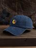 1pc Outdoor Leisure Sunflower Printed Adjustable Baseball Cap Valentine's Day