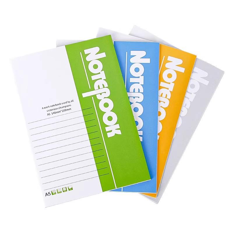 10-pack Förtjockade anteckningsböcker med mjukt omslag och linjerade sidor för kontorsmaterial