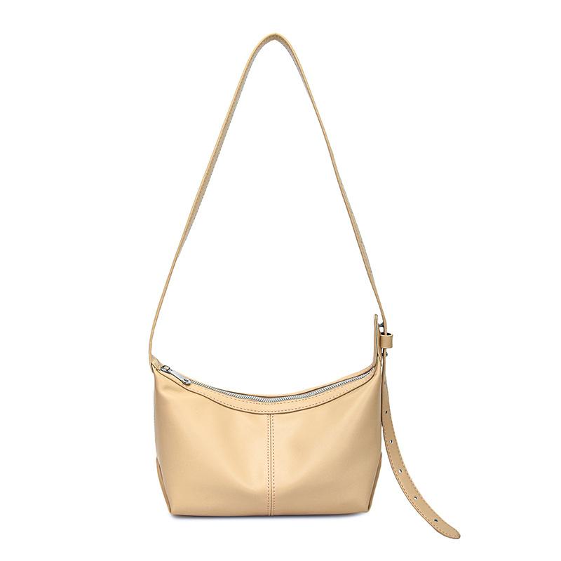 Large capacity new dumpling bag fashionable retro casual shoulder messenger bag simple underarm bag