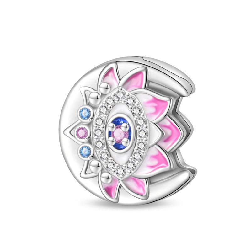 Newcopper Sparkling Zircon Devil'S Eye Horus' Eye Best Wishes Lucky Charms Beads Fit Pan Original Bracelets Diy Jewelry