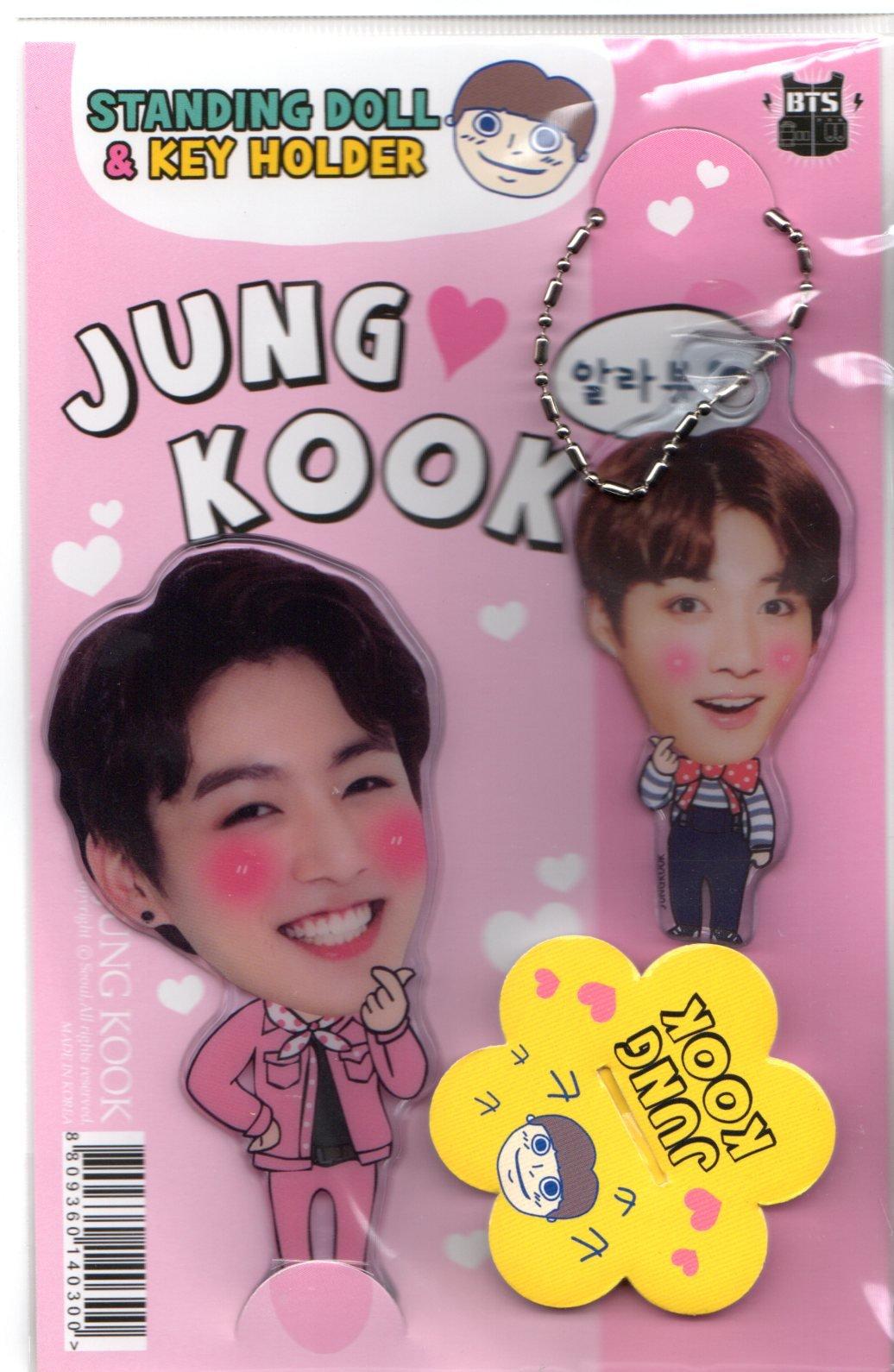

Корейский Bangtan Boys Jungkook Standing Doll Key Chain [BTS] K-POP &