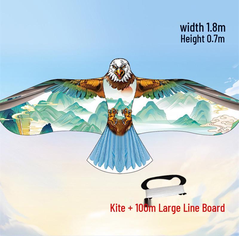 Kartal Uçurtma - Hafif Rüzgar, Uçurması Kolay, Korkuluk Kuş Kovucu