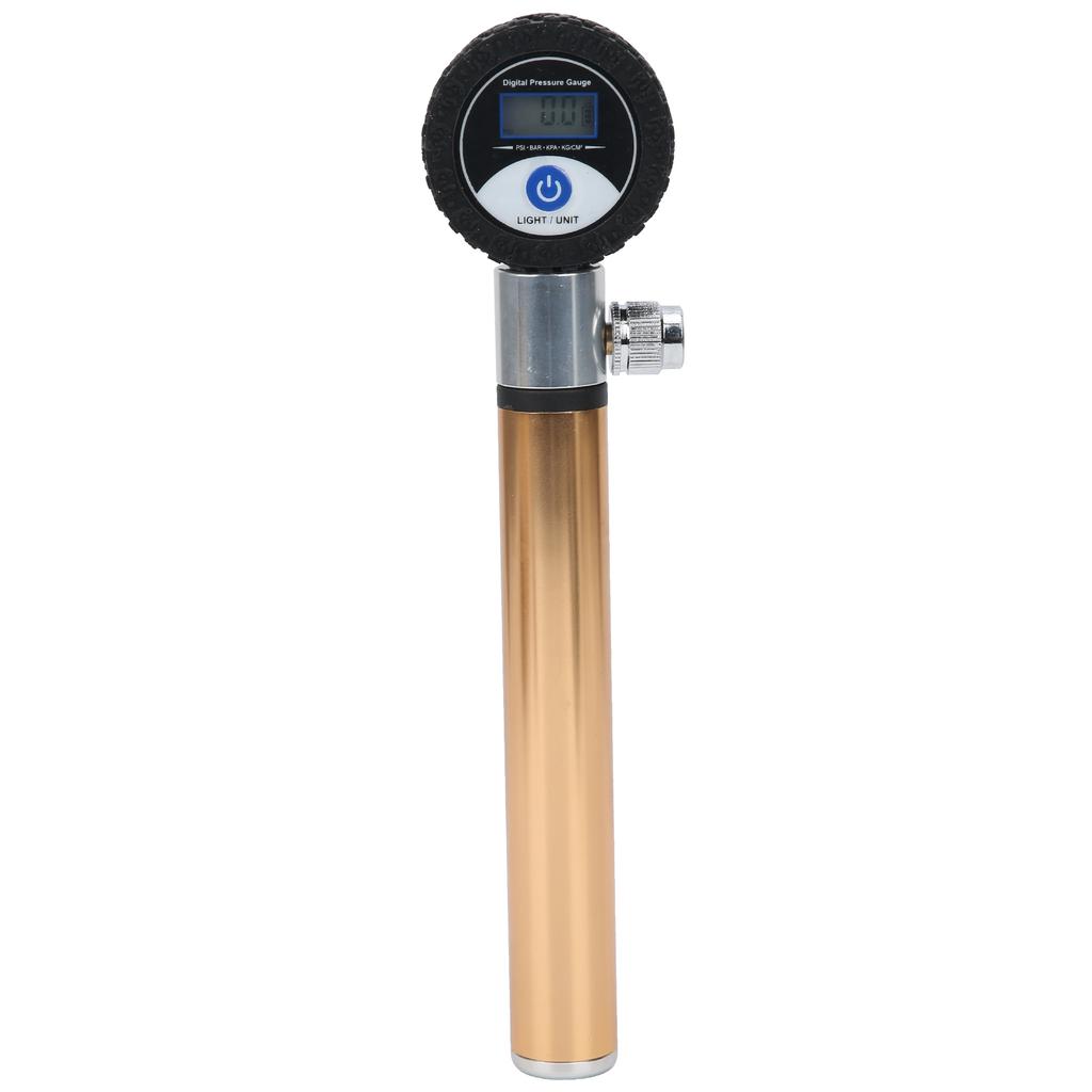 LCD Digital Display     Pump Portable Aluminium Alloy Manual Riding Equipment