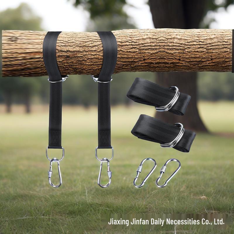 Outdoor Hanging Hammock Chair Rope Kit - Thickened Nylon Strap for Swing & Horizontal Bar