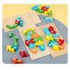 Montessori Wooden Toddler Puzzles for Kids Montessori Toys for Toddlers 2 3 4 Years Old for Toddler Dinosaur Toy