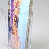 Wall Mounted Clear Storage Rack Box Holder Brochure Stand Pamphlet Booklet Display Wall Mountliterature Magazine Show Shelf