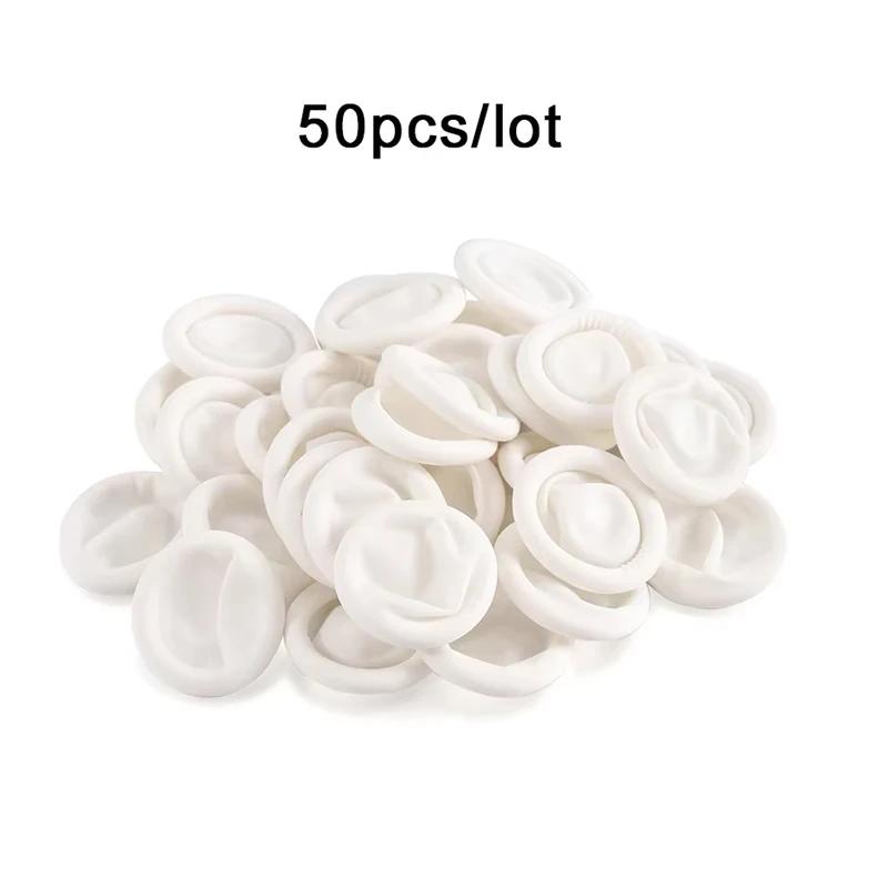 

50/100Pcs Protective Fingertip Natural Rubber Gloves Disposable Latex Finger Cots for DIY Epoxy Resin Molds Making Tools