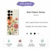 For Samsung Galaxy S25 Ultra Case Beautiful Flowers Pattern Printing Straight Edge TPU Phone Back Cover