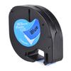 Labeling Tape 91205 Plastic Self-Adhesive Refills Black Print On Blue 1/2 Inch * 13 Feet 12mm * 4m for DYMO LT-100H Label Maker 1 Roll