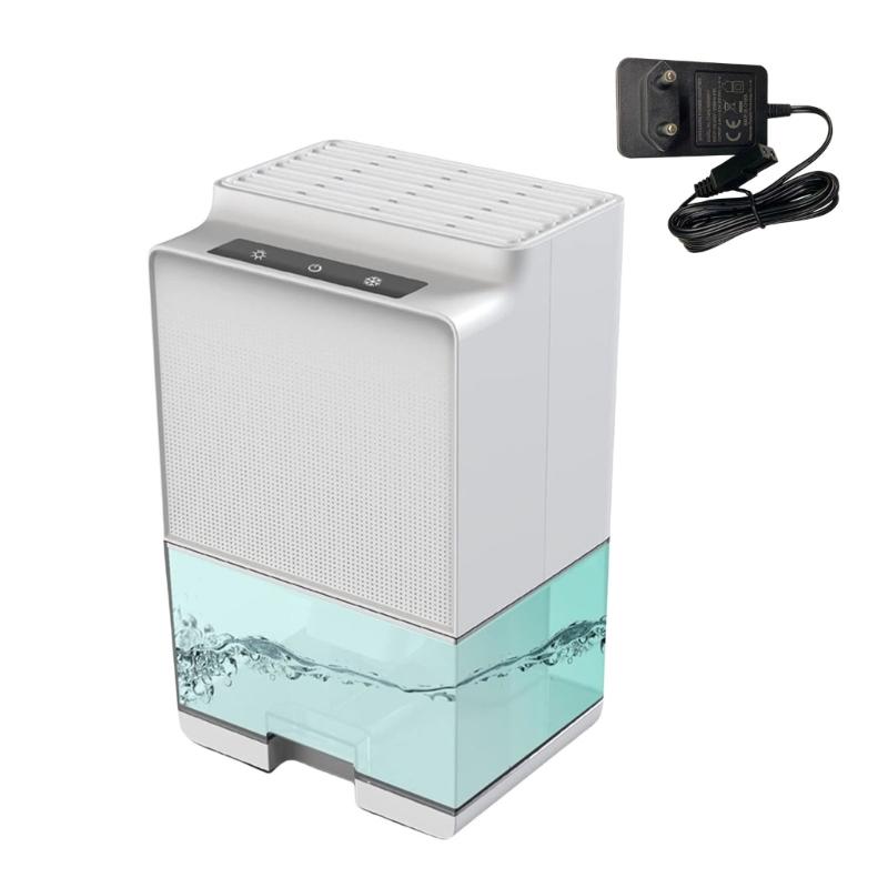 Efficient Room Dehumidifier Portable Dehumidifier Small Dehumidifier with Light ABS Texture for Living Environment