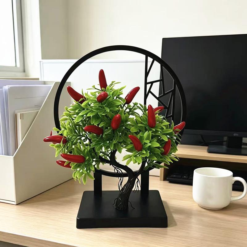 Creative Fruit Tree Decor Artificial Plant Indoor Home Office Gift For Living Room