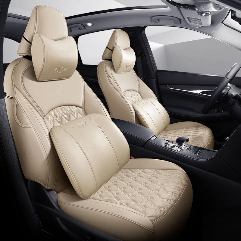 Infiniti Genuine Leather Seat Cushion for FX Series - Full Coverage, Five-Seat Car Seat Cover