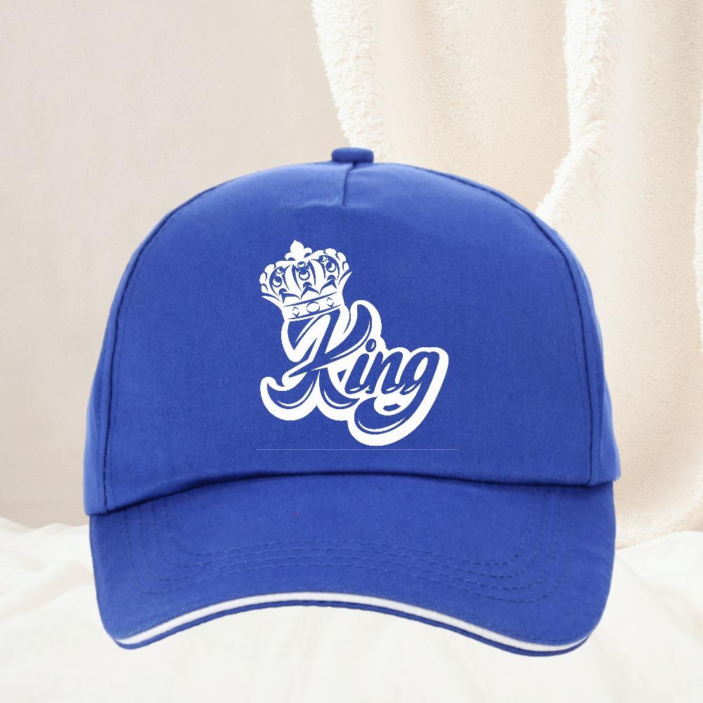High Quality King Baseball Cap Crown Unisex Snapback Caps Couple Lover Hip Hop Gorras Casual Unisex Women Casquette