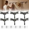 6 Pack Dragonfly Decorative Wall Hooks Decorative Mounted Hanger Vintage Coat Hooks for Coat Towel Robe Clothes Hats Bags Keys