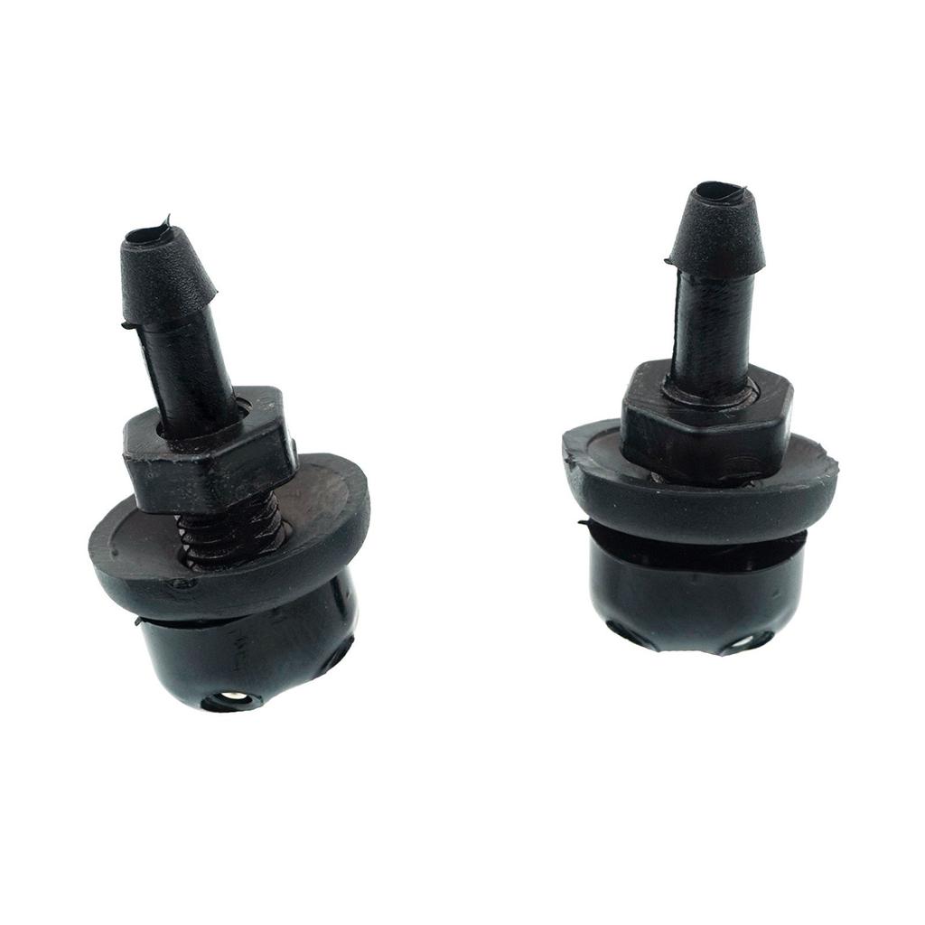 ESP525 2 Stück Universelle Auto-Doppelloch-Scheibenwaschdüse Wischerwasser-Sprühstrahl-Kit