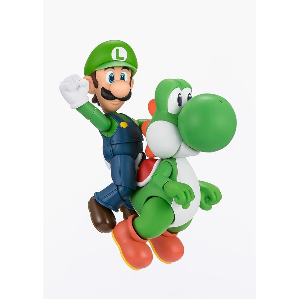 TAMASHII NATIONS S.H. Figuarts Super Mario Yoshi 110mm Painted Action Figure ABS PVC