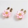 Decorative Shirt Button Covers Pearlized Flower Shape Cufflinks Clip For Shirt Jackets Dress Costume Uniform Decoration