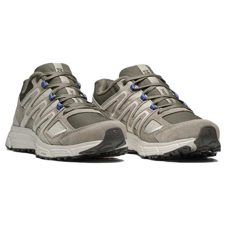 SALOMON X-Mission 4 Winter Adventures Outdoor Functional Non-Slip Wear-Resistant Warm Low-Top Lifestyle Shoes Unisex Shoes Khaki 417067