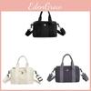 Simple Nylon Handheld Bag With Soft Structure For Fall And Winter