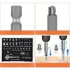 33 Piece Set Socket Adapter Damaged Screw Extractor Stubborn Screw Tool  For Broken Screw Removal