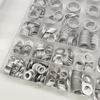 600-Piece Car Drain Plug Gasket Kit: 18 Sizes Aluminum Washers (6-24mm)