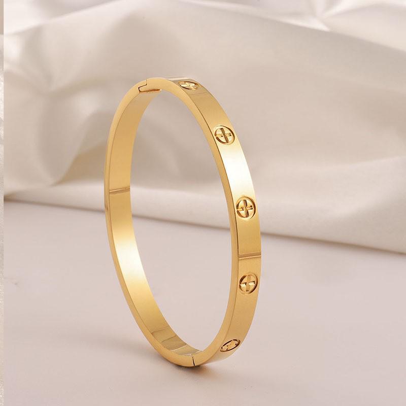 Starry Sky Silver Titanium Steel Bracelet for Women - High-End, Versatile, Full Diamond, Non-Fading Fashion Accessory
