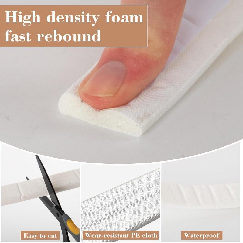 3M/6M New Wedge Weather Stripping,Acoustic Insulation Foam Door Window Weather Seal Strip,Soundproof Weatherstripping,Gap Filler