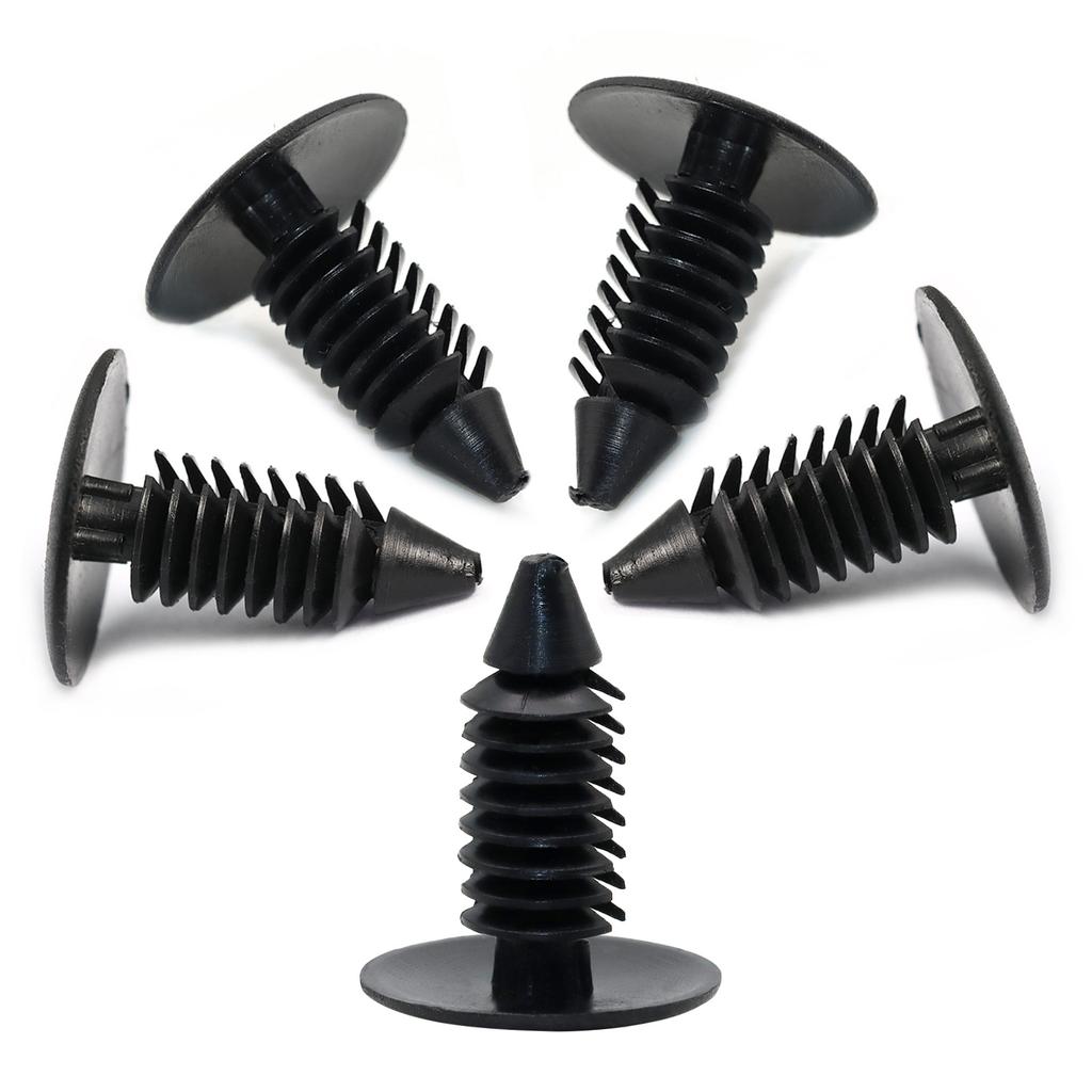 10/20/30/40/50/100pcs Universal 8mm Hole Car Fender Bumper Clips Plastic Rivet Fasteners Auto Roof Tailgate Lining Retainer