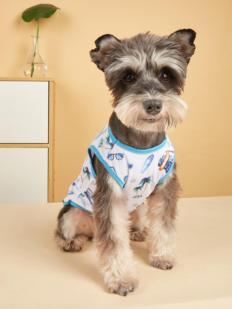 Dog Dress Pup Dog Vest,Soft Basic Clothes for Small Medium Boy Girl Cats Attire Spring Summer for Bulldog Pomeranian
