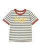 Kodomo BEAMS Uhr Kids Embroidery Border T-Shirt 2026SS 3-6Y Japan