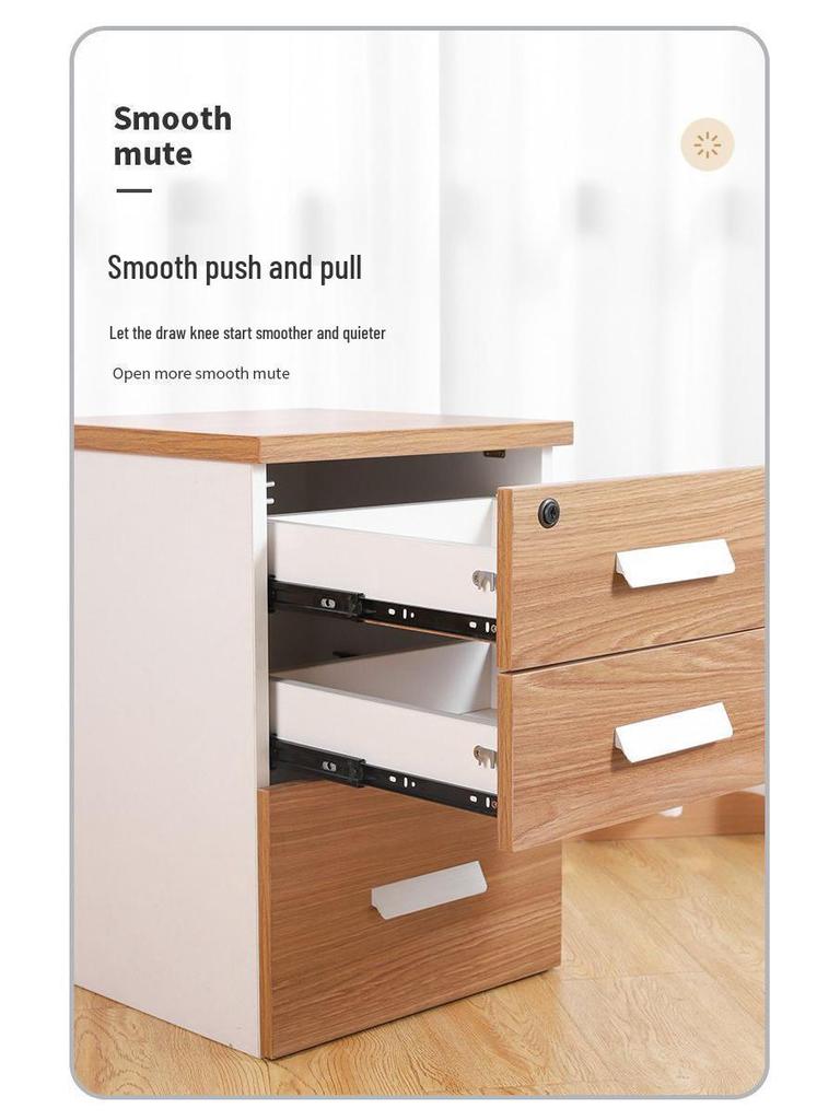 Silent Extra Thick Stainless Steel Drawer Slides with Rebound Damping