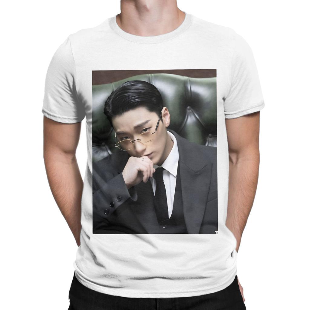 aATEEZ ice on my choi san atiny sexy Novelty 100 Cotton TShirt aAteez Tees Tops For Unisex