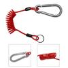 Trailer Brake Safety Cable 4 Ft with Coil Design Breakaway Cable Made from Carbon Steel for Reliable and Safe Trailer Towing